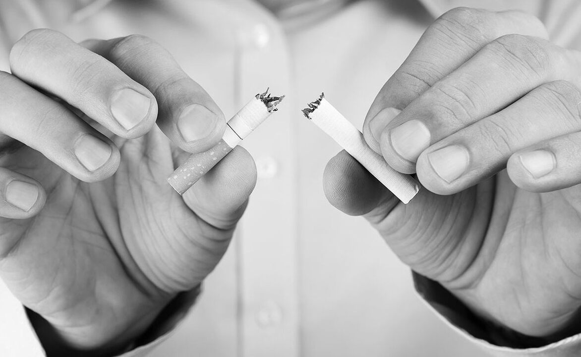 Smoking with prostatitis