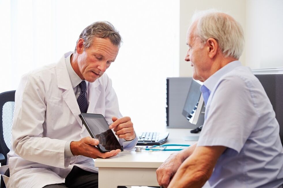 Patient with prostatitis when appointing a doctor